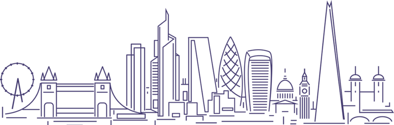 London skyline outline